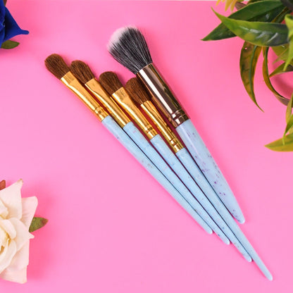 5pc Makeup Brush tools kit (5 Pcs Set / Mix Color) Your Brand
