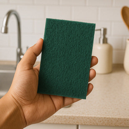 Pro Clean Heavy-Duty Kitchen Scrubber Pad – 4x6 inch (1 Pc) Your Brand