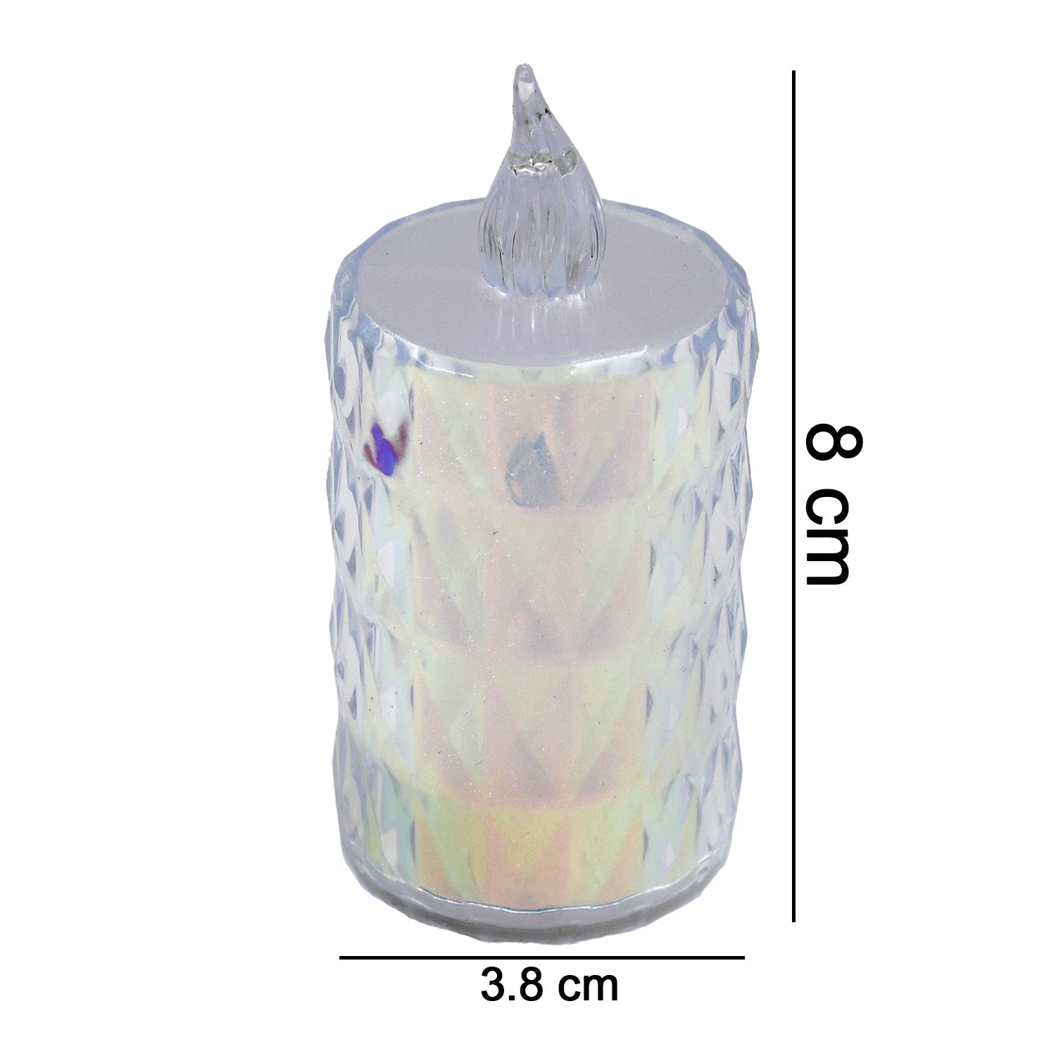 24 Pc Flameless and Smokeless Decorative Melting Candles LED Tea Light, Diwali Your Brand