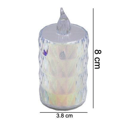 24 Pc Flameless and Smokeless Decorative Melting Candles LED Tea Light, Diwali Your Brand