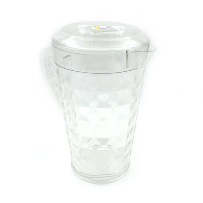 Mocktail Pet Jug  Plastic Jug With lid, Drinking Beverage Jag, Transparent Tableware  Reusable BPA Free, Plastic Water jug for Home use, Perfect for Home, Restaurants Your Brand