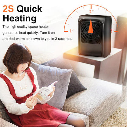 Room Heater 220V Brown Box Heater with Plug for Office & Bedroom Use Your Brand