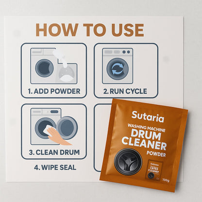 Washing Machine Drum Cleaner Powder – 100g Your Brand