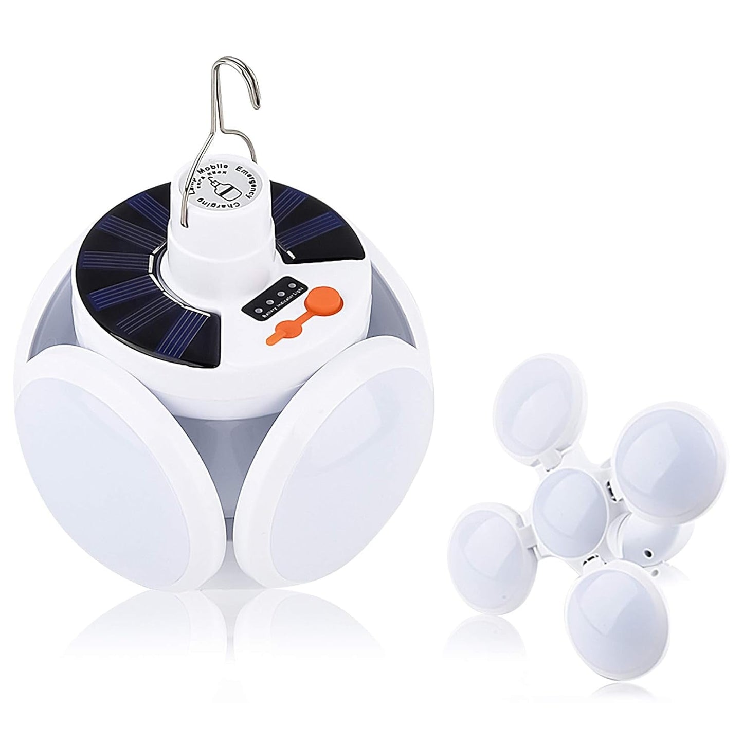 Solar Multi-Functional Emergency LED Light – USB Rechargeable, 5 Modes, Foldable, SOS & IP65 Waterproof Your Brand