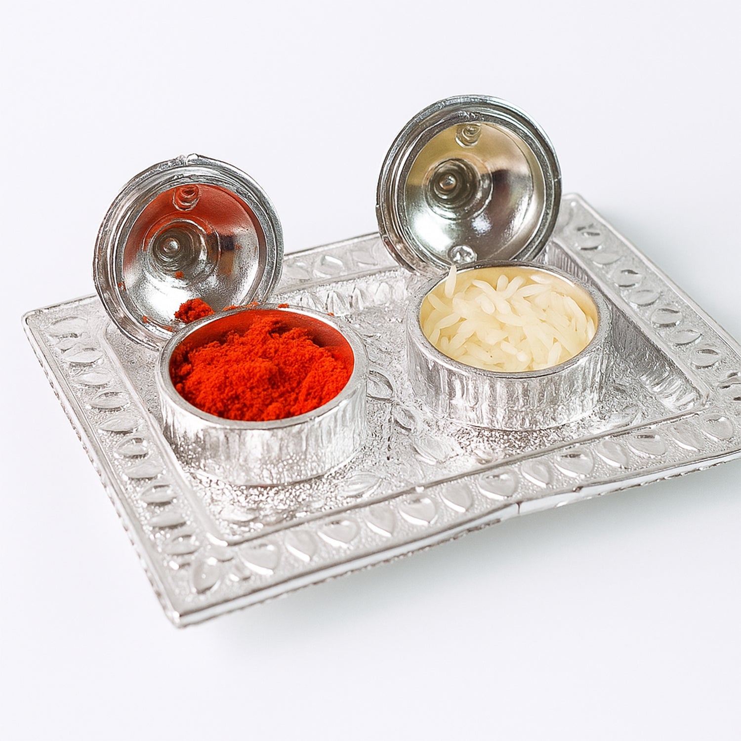 Tray Shape Special Puja Thali (1 Pc / Mix Design) Your Brand