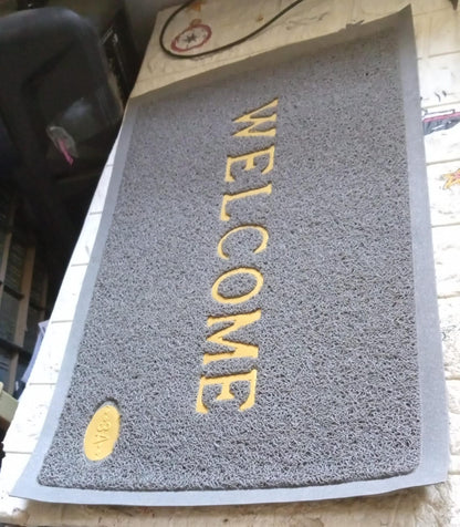 Welcome Door Mat for Home Entrance Outdoor Mat Anti Slip Heavy Duty and Waterproof | Easy to Clean for Entry For Bedroom, Living Room (23x15 Inch) Your Brand