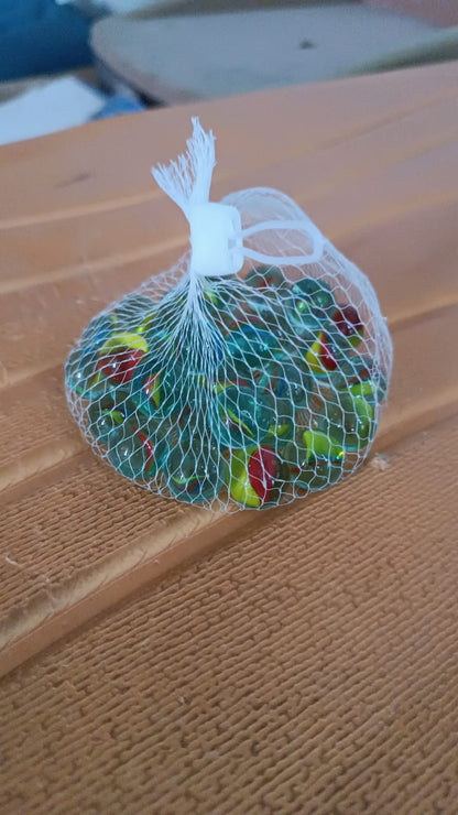 Glass Marbles for Kids Approx 35 (35 in 1) Your Brand