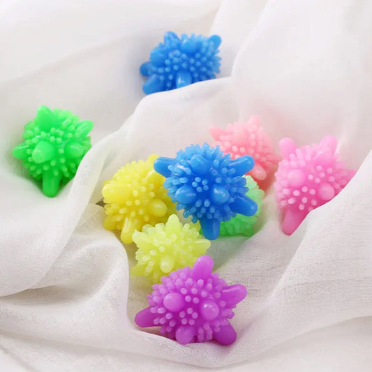 Soft Star Laundry Dryer Balls – 10-Piece Multi-Color Clothes Softener Your Brand