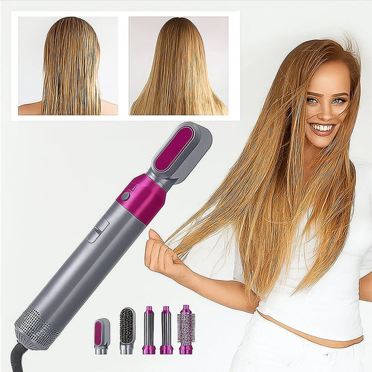 5 In 1 Hair Dryer Brush, Multifunctional Hot Air Styler Hair Tools Your Brand