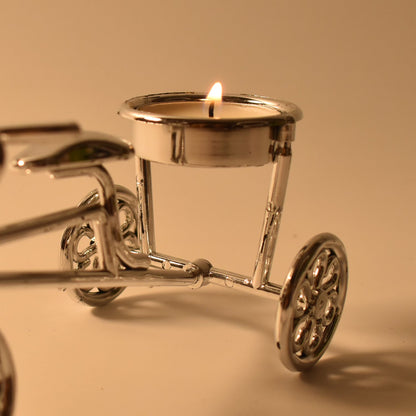 Cycle Tealight Holder / Candle Holder Decorative Candle, Diwali (1 Pc) Your Brand