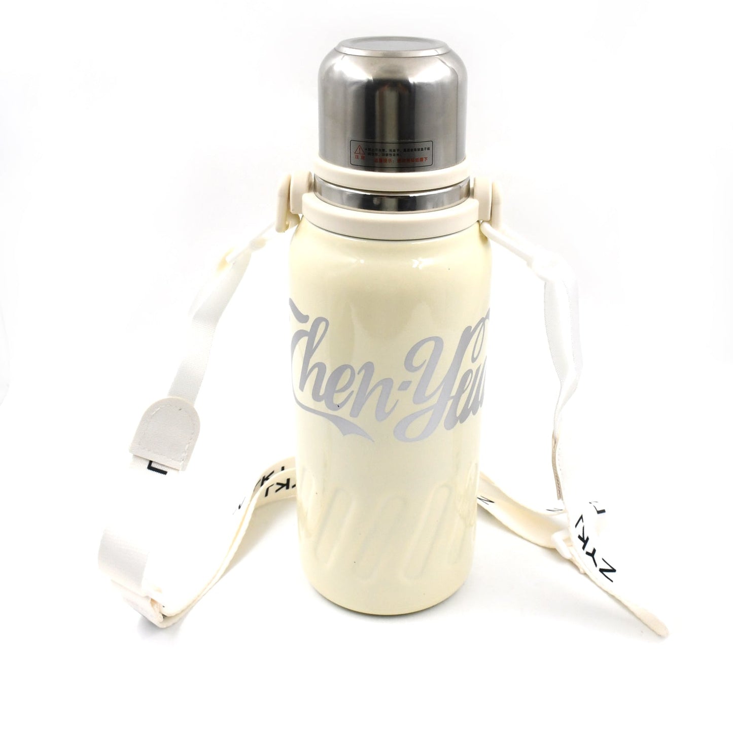 Stainless Steel Vacuum Insulated Water Bottle | Leak Proof Flask for Tea Coffee | With Steel Cup Your Brand