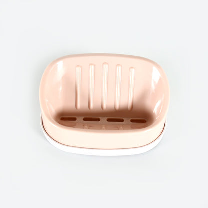 Soap Container, Soap Box Household Kitchen and Bathroom Can Use PP Material Drain Box Double Soap Dish, for Bathroom Shower Home Outdoor Camping ,Sabudani (1 Pc) Your Brand