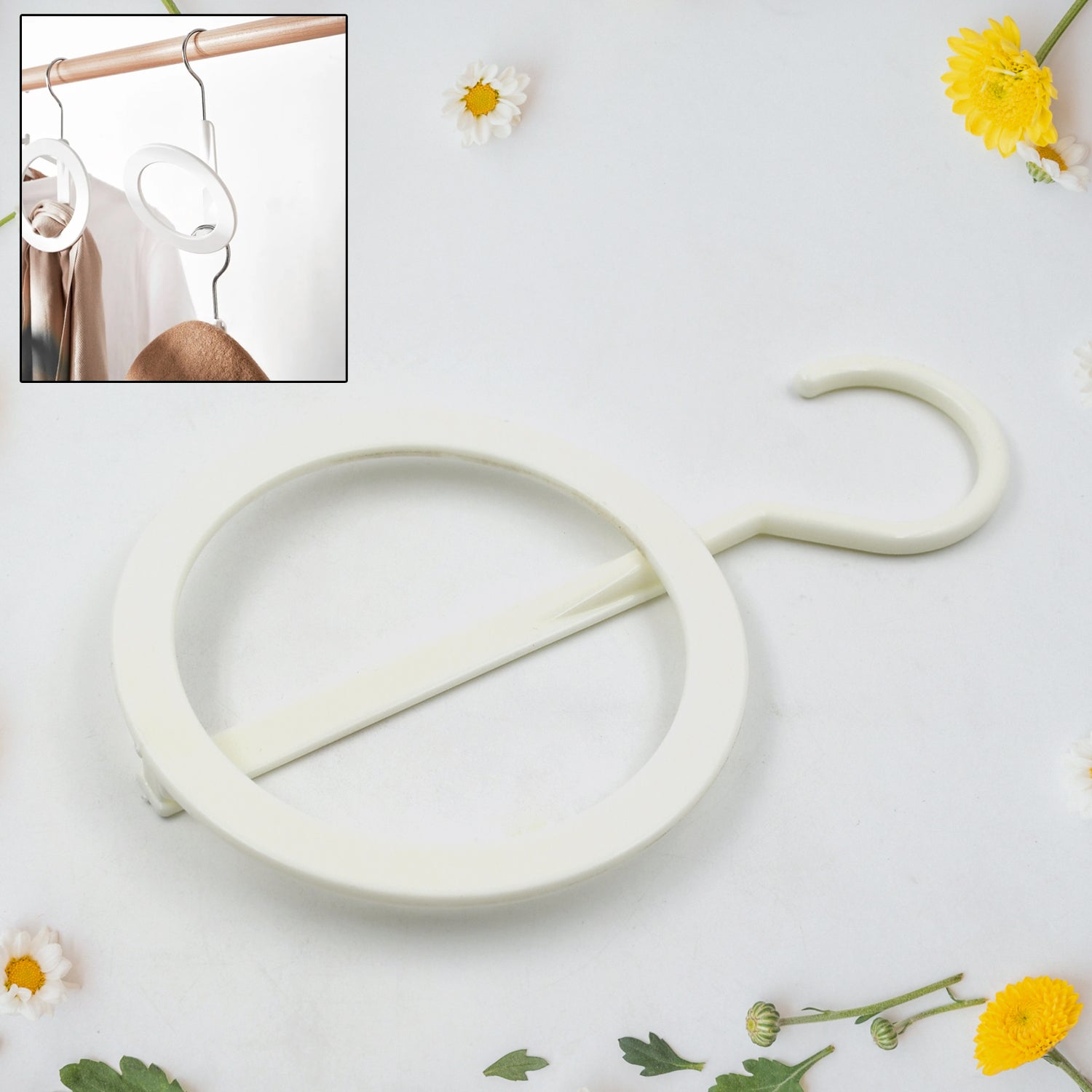Plastic Circle Hanger for Hats, Towels & Bags (1 Pc) Your Brand