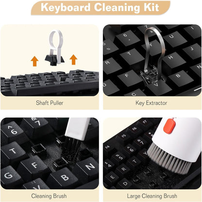 20-in-1 Keyboard Cleaner Kit – Electronic Cleaning Brush, Spray & Tools for Laptop, Phone, Camera & More Your Brand