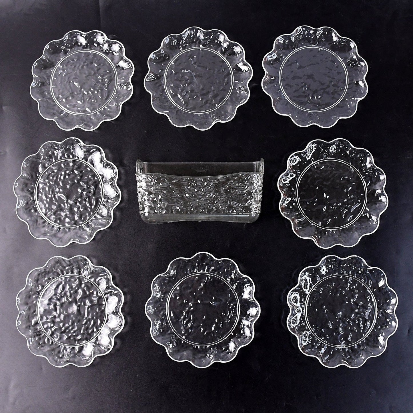 9 in 1 Plastic Bowl With Serving Tray / Plates Set Your Brand