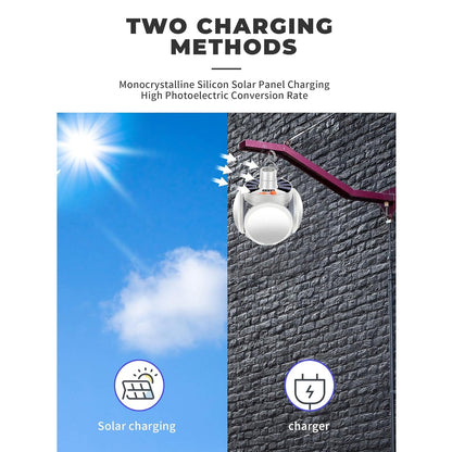 Solar Multi-Functional Emergency LED Light – USB Rechargeable, 5 Modes, Foldable, SOS & IP65 Waterproof Your Brand