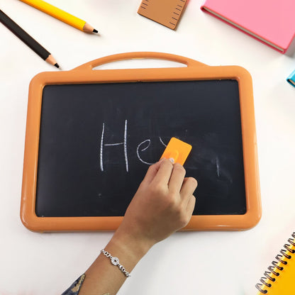 2-in-1 Double-Sided Write and Wipe Educational Drawing Board for Kids (1 Set) Your Brand