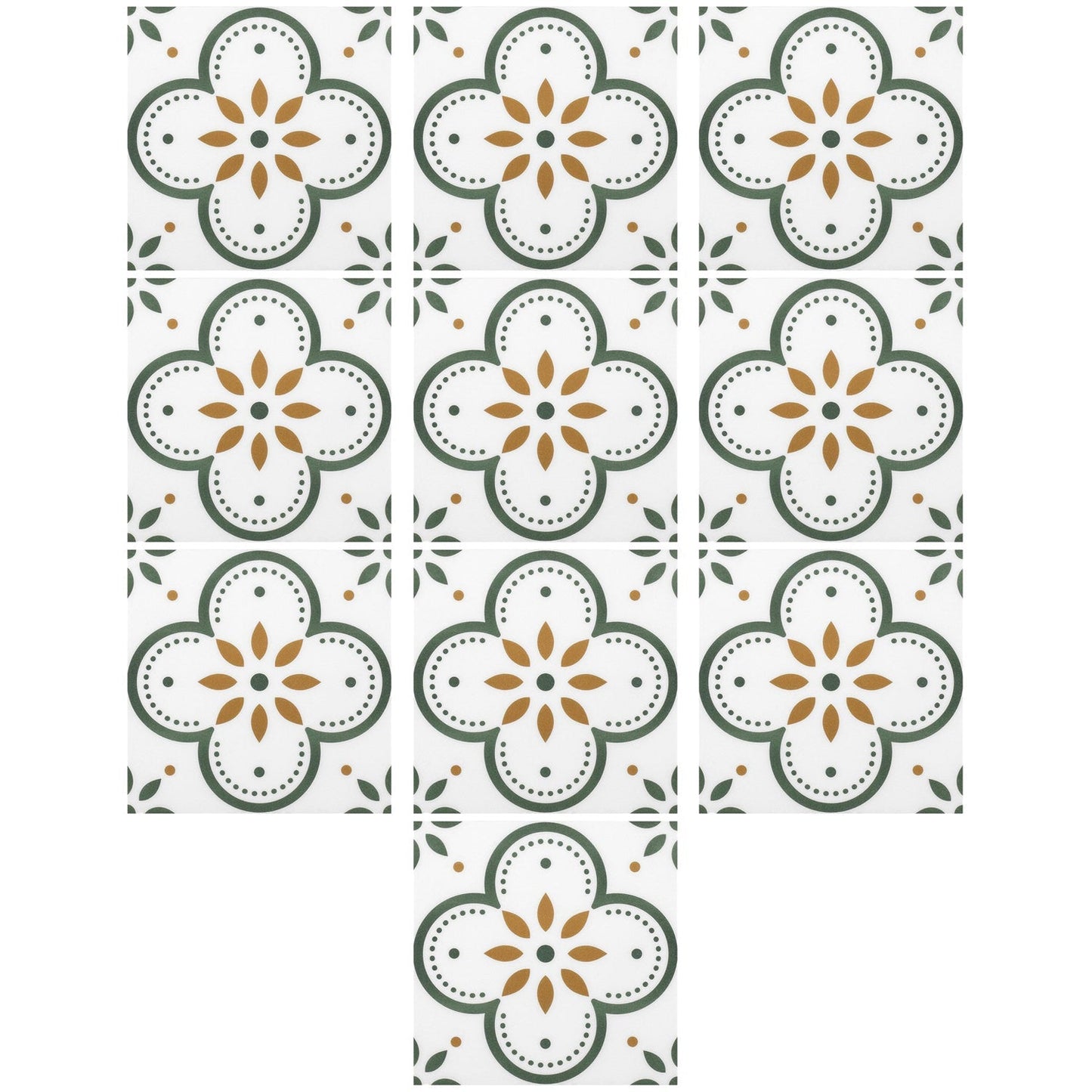 Peel and Stick Floor Tiles Kitchen / Bathroom Backsplash Sticker Detachable Waterproof DIY Tile Stickers for Wall Decoration Tiles Home Decoration (8x8 Inch / 10 Pcs Set) Your Brand