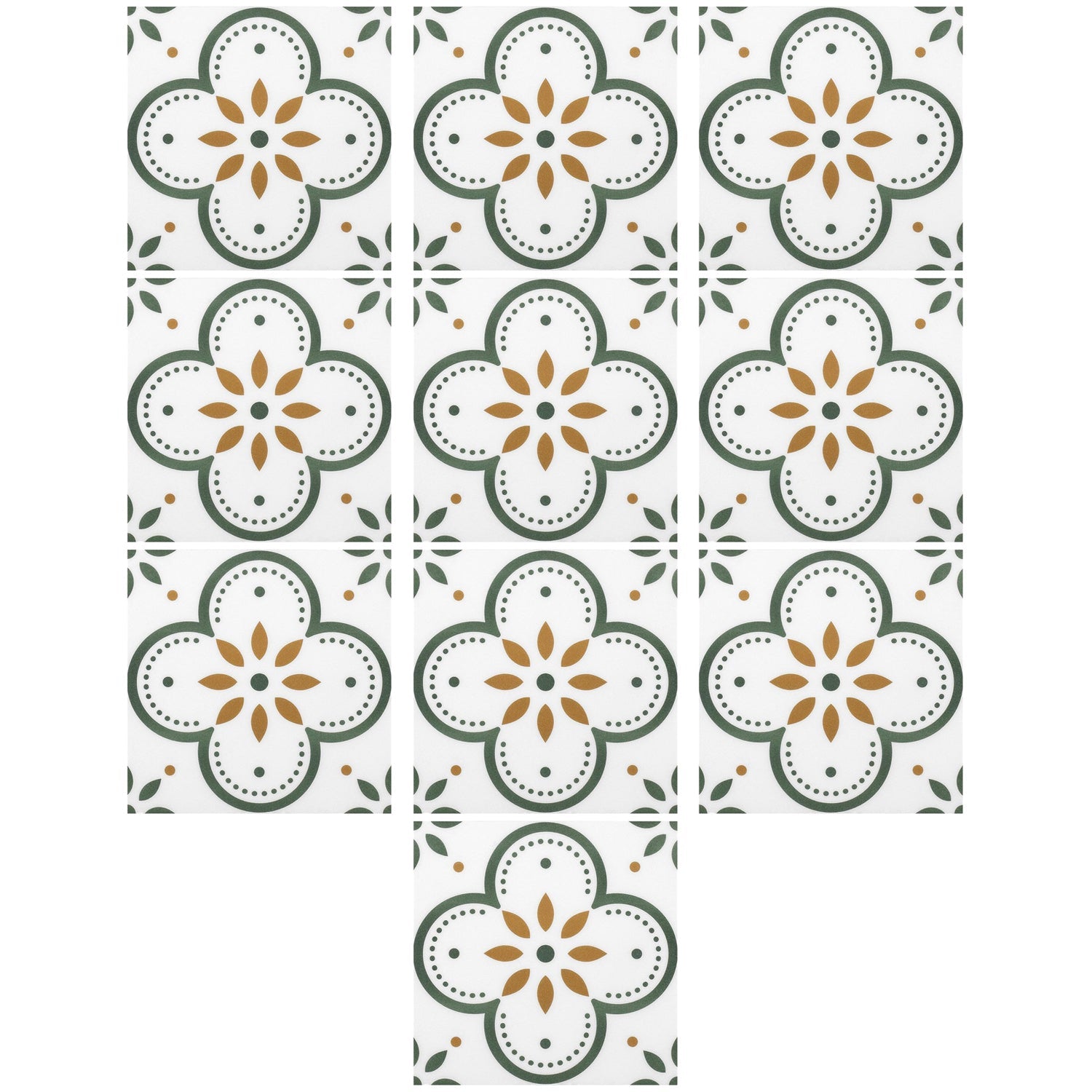 Peel and Stick Floor Tiles Kitchen / Bathroom Backsplash Sticker Detachable Waterproof DIY Tile Stickers for Wall Decoration Tiles Home Decoration (8x8 Inch / 10 Pcs Set) Your Brand