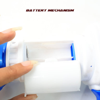 32 Holes Big Rechargeable Powerful Machine Bubble Gun Toys (1 Set) Your Brand