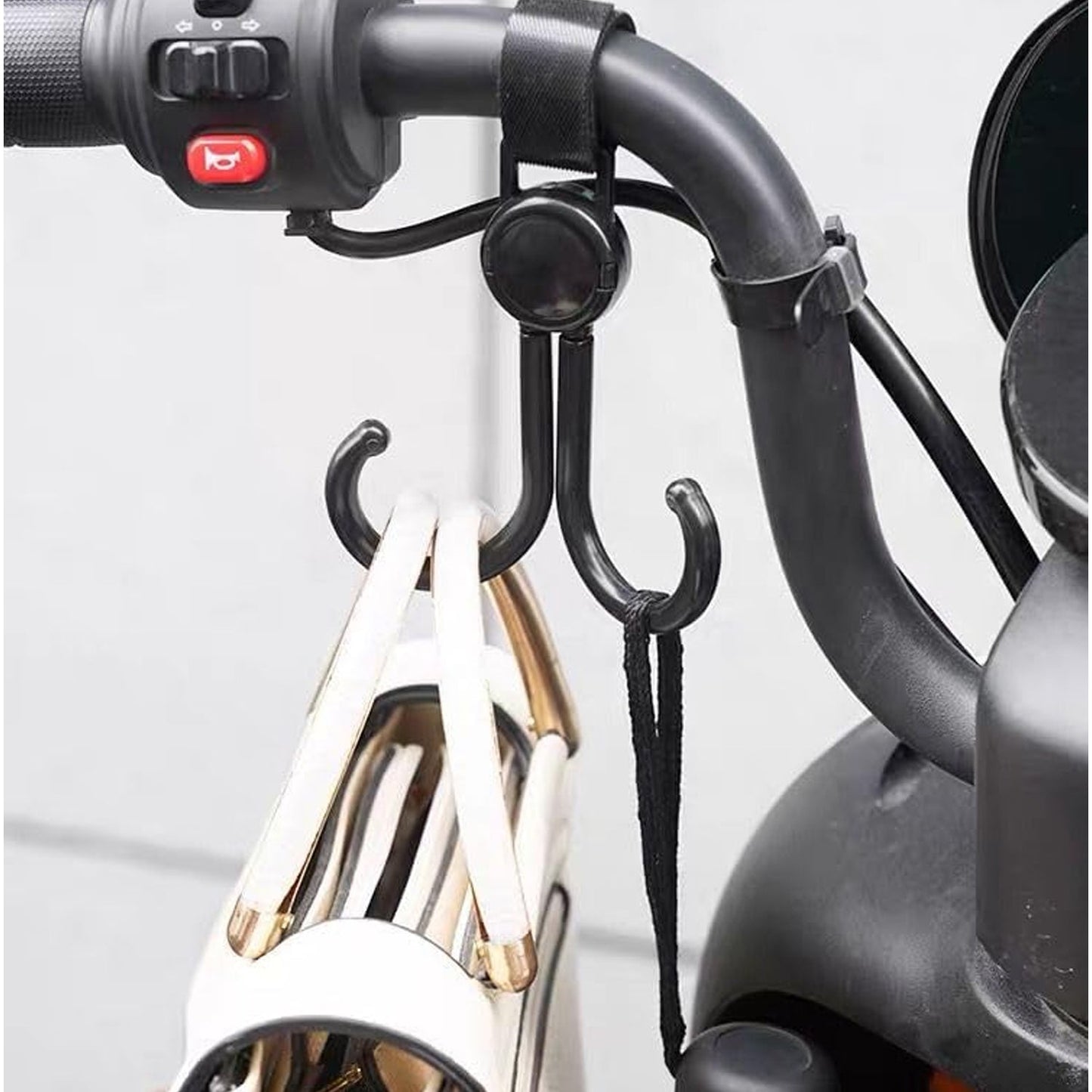 360° Rotating Multi-Purpose Baby Carriage Hook – For Strollers, Cars & More (1 Pc) Your Brand