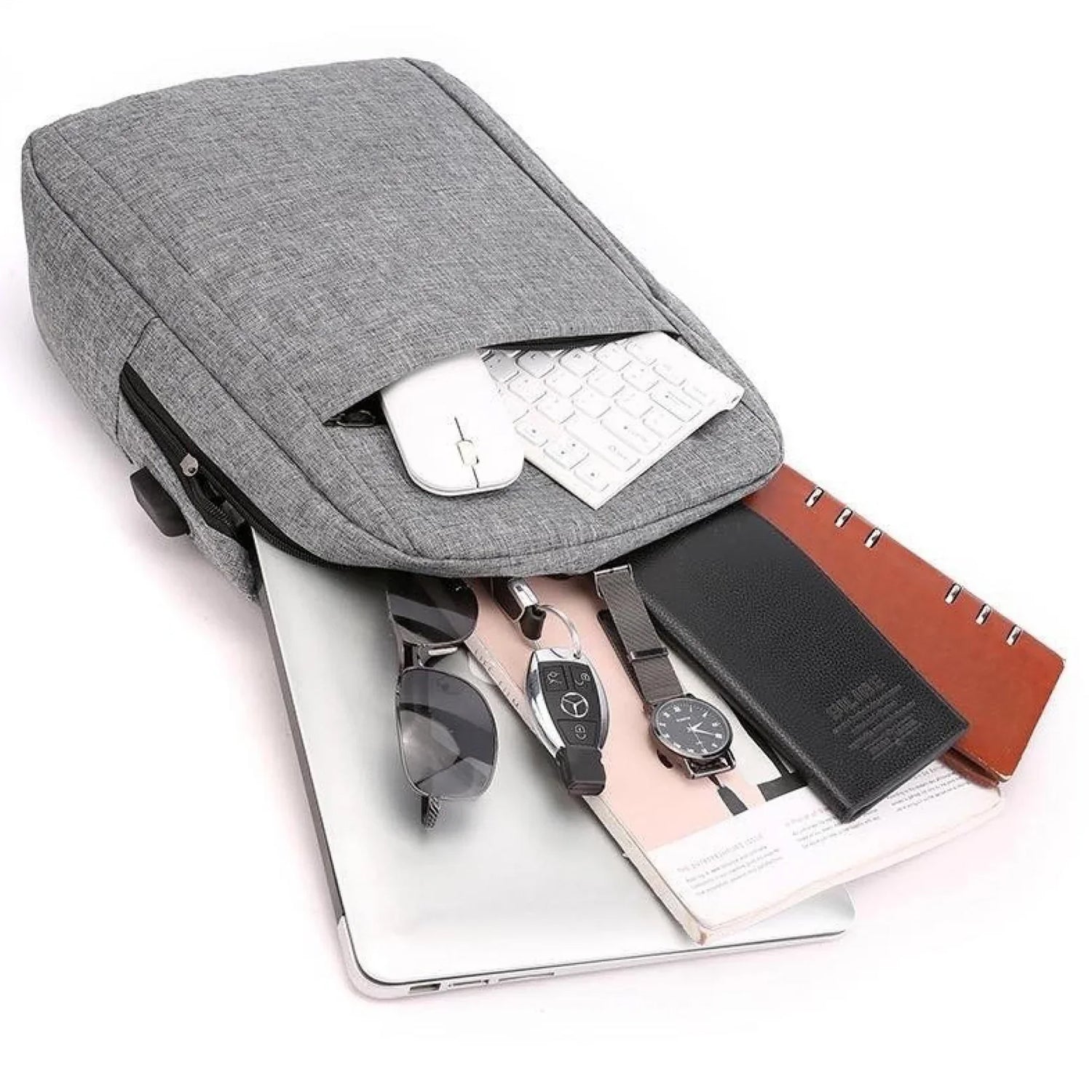 Laptop Bag With Adjustable Shoulder Strap & Storage Pockets, Lightweight, Water-Resistant, Travel-Friendly Bag Office Bag / School Bag / College Bag / Business Bag Your Brand