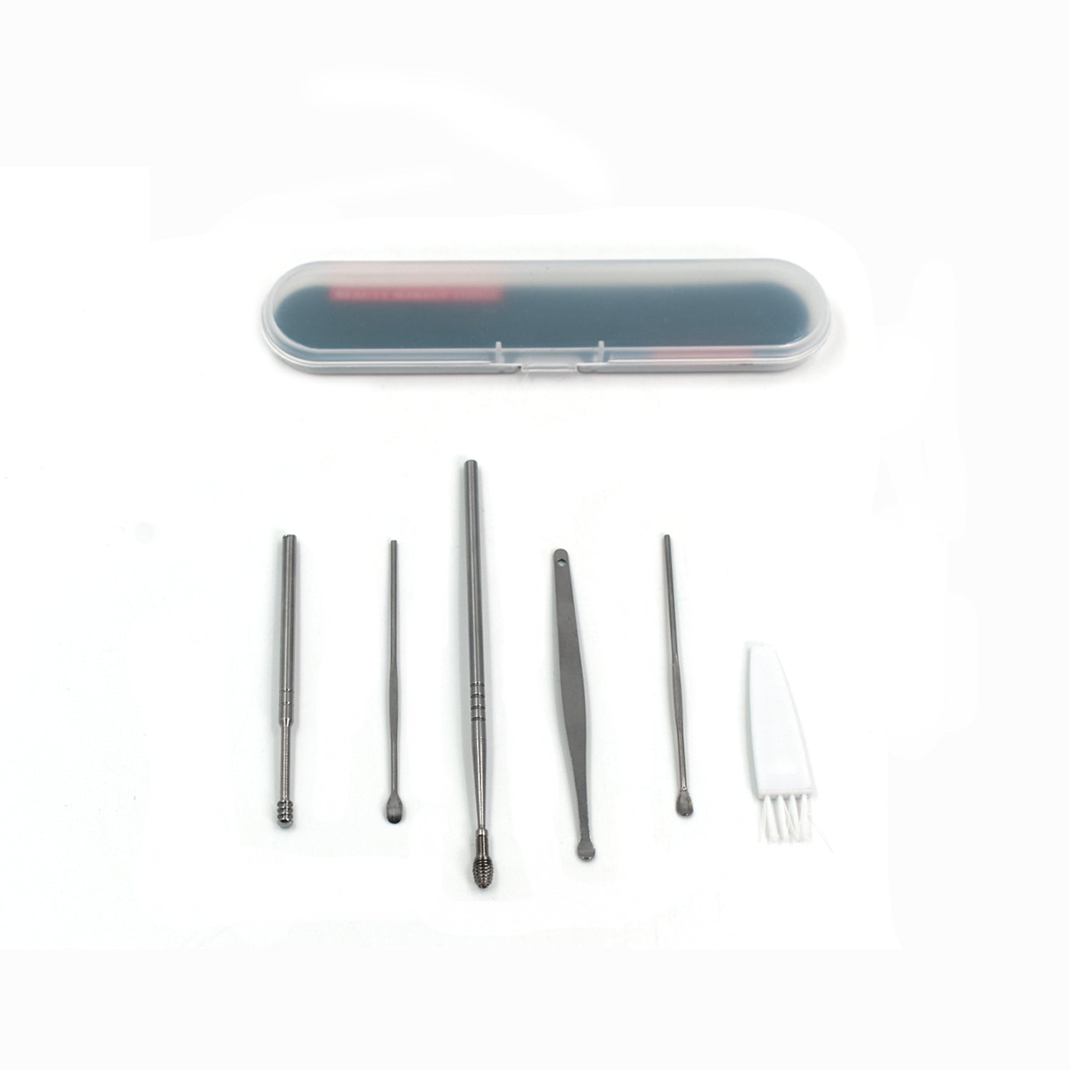 6Pcs Earwax Removal Kit | Ear Cleansing Tool Set | Ear Curette Ear Wax Remover Tool Your Brand