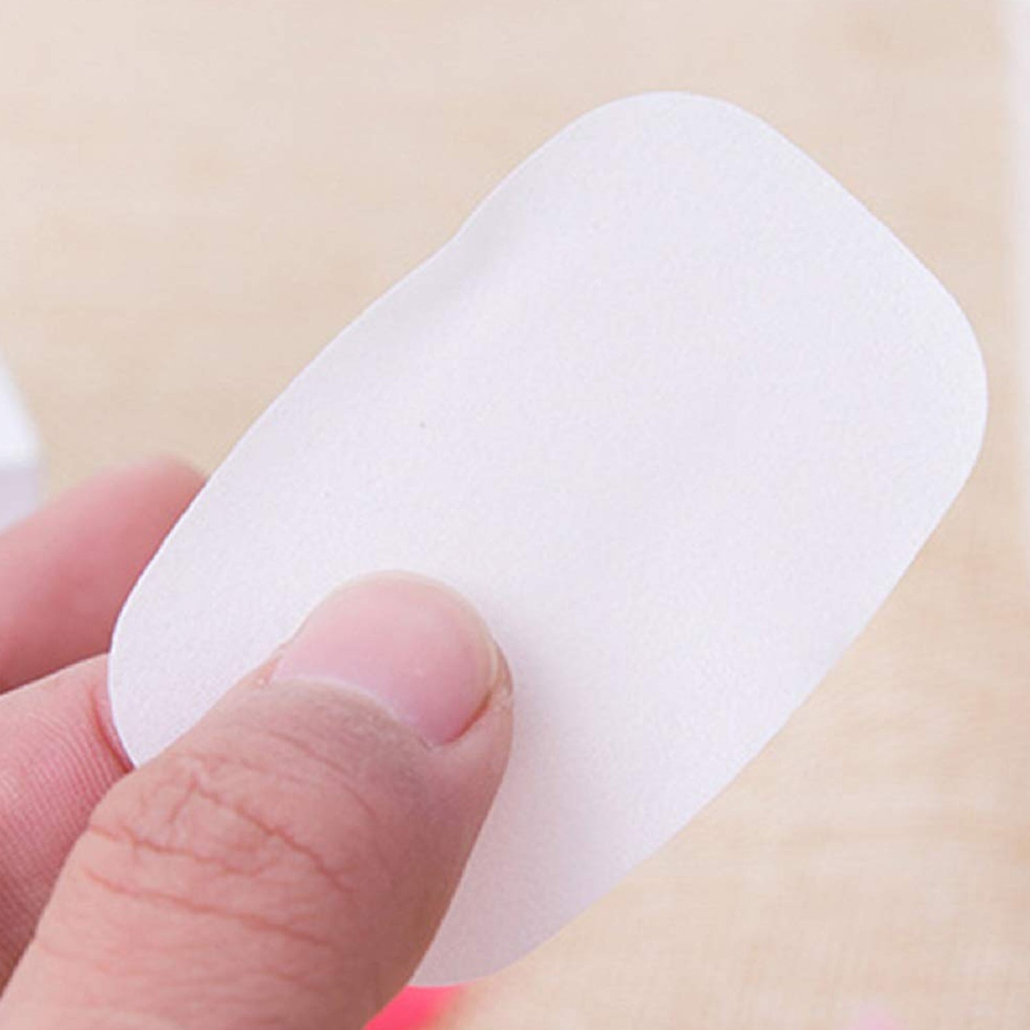 Travel Paper Soap Sheet with Mini Box (20 Sheets in a Pack Approx / Mix Color) Your Brand