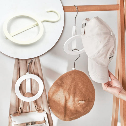 Plastic Circle Hanger for Hats, Towels & Bags (1 Pc) Your Brand