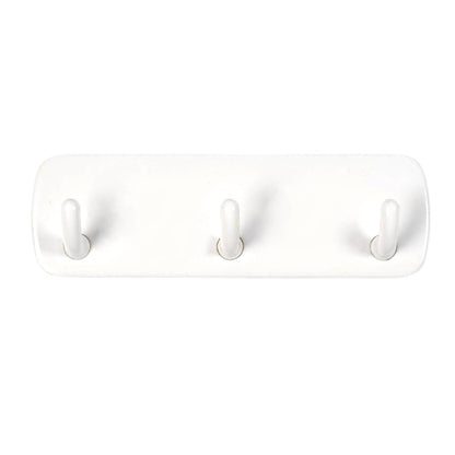 3 Pin Plastic Cloth hanger, Wall Door Hooks Rail for Hanging Clothes. Indo Glow