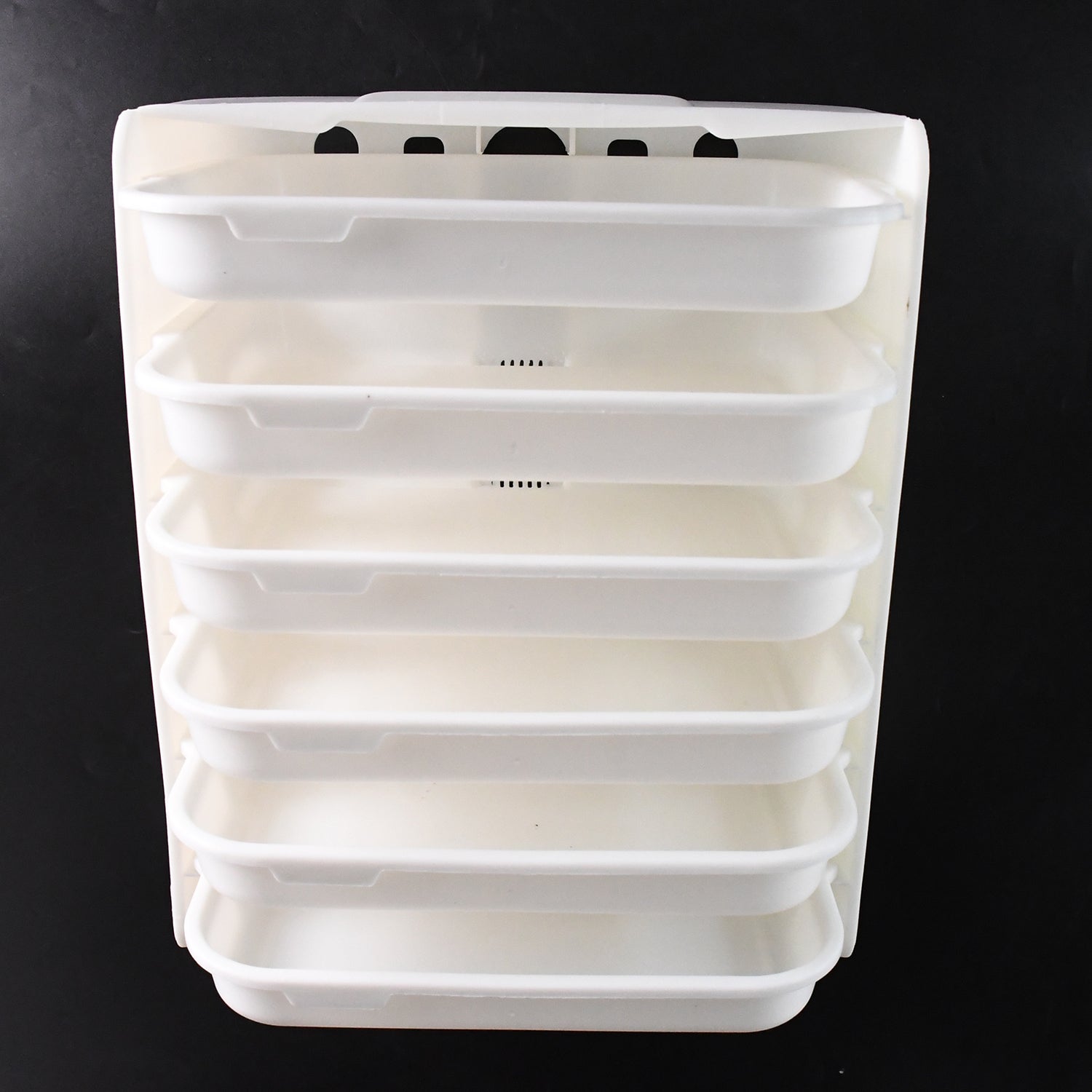 Plastic 6 Layer Wall-Mounted Food Organizer Rack (1 Set) Your Brand