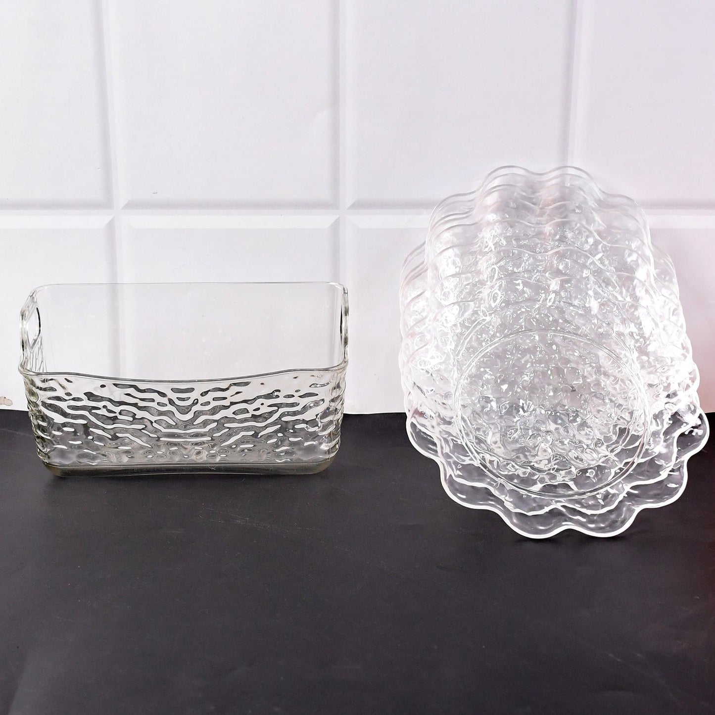 9 in 1 Plastic Bowl With Serving Tray / Plates Set Your Brand