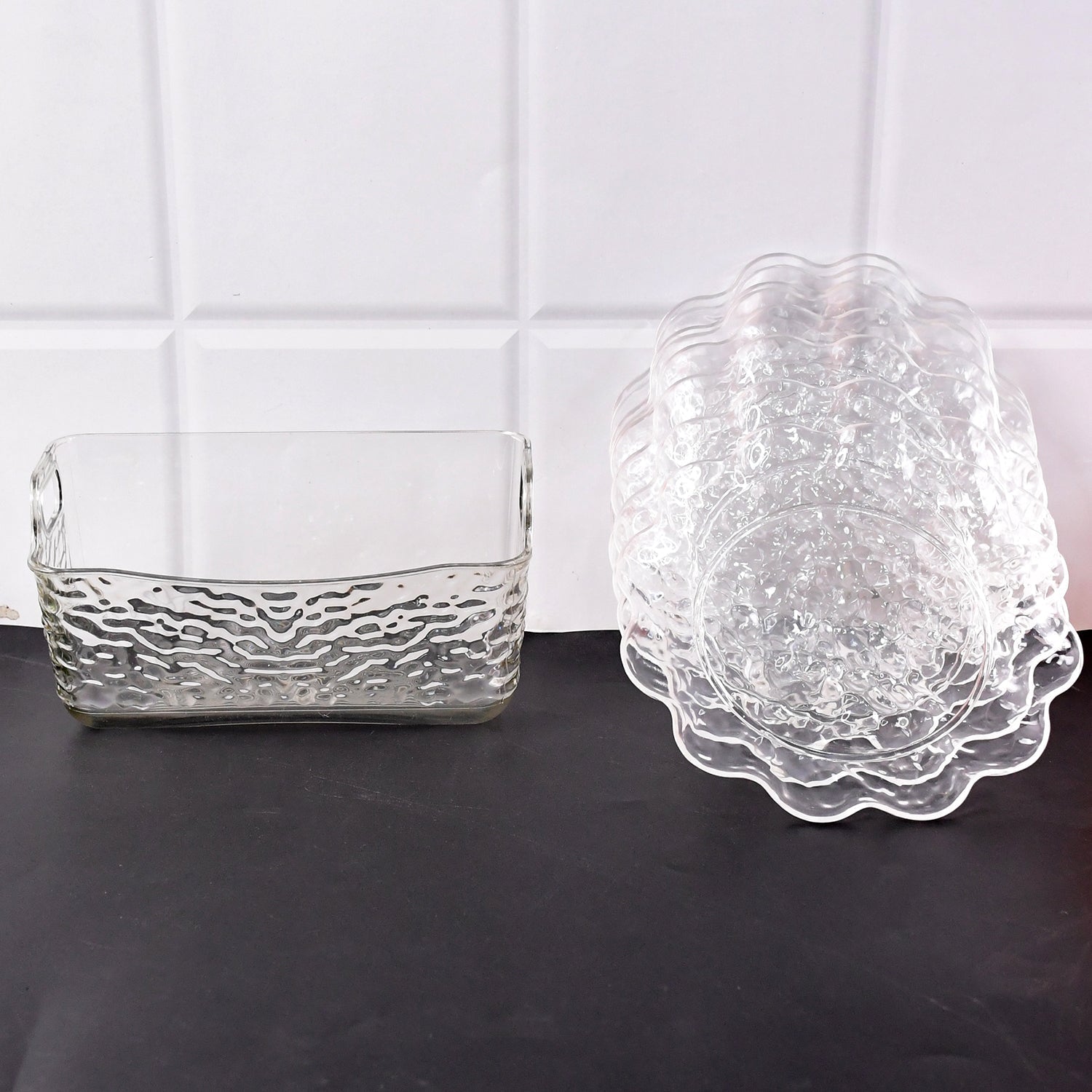 9 in 1 Plastic Bowl With Serving Tray / Plates Set Your Brand