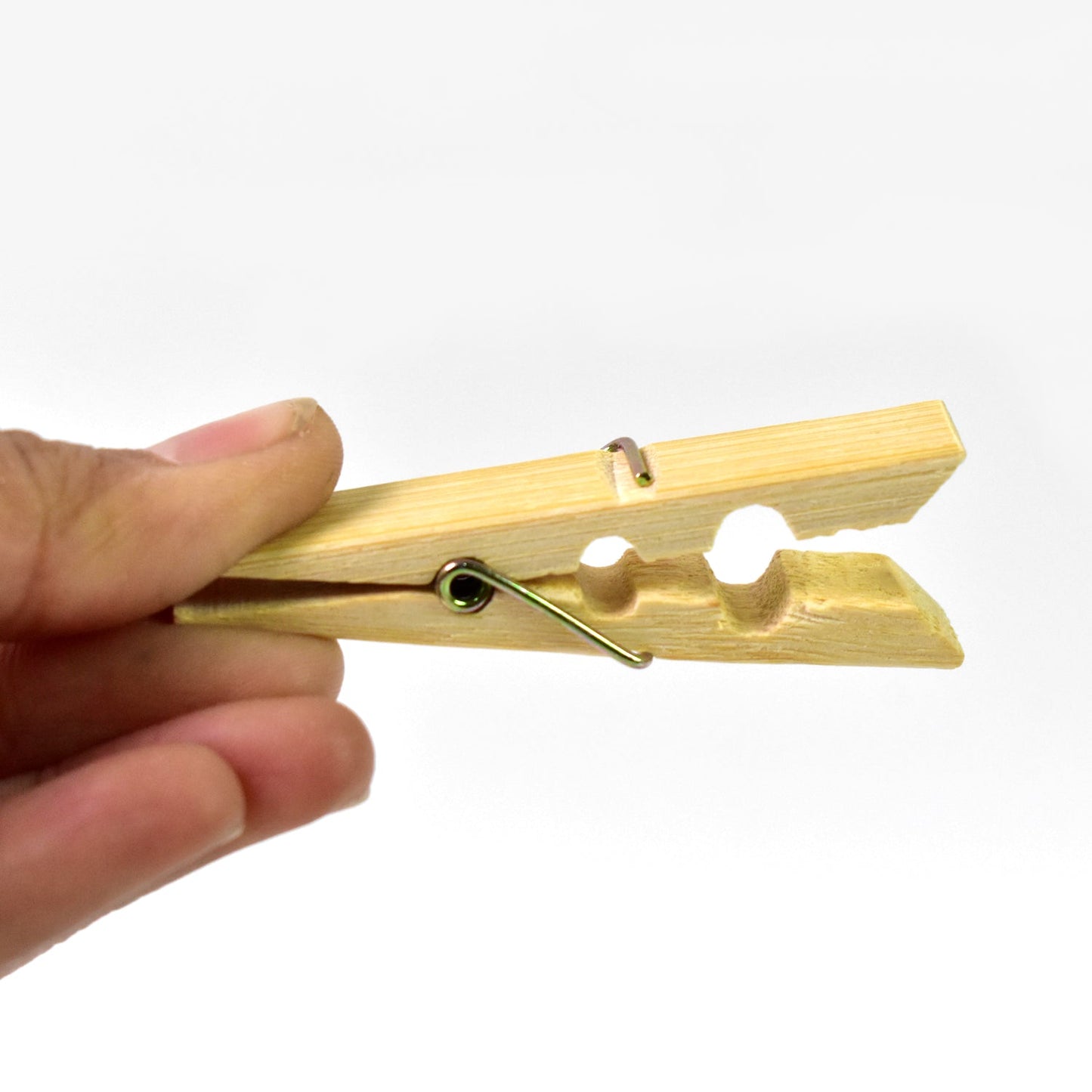 Heavy Duty Bamboo Wooden Cloth Clips / Pegs (10 Pcs Set) Your Brand