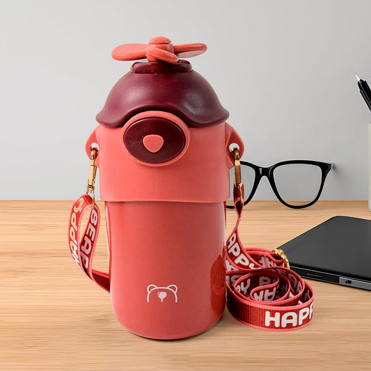Stainless Steel Water Bottles 500 ML Approx (Mix Design & Color / 1 Pc) Your Brand
