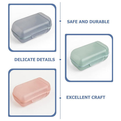 Travel Soap Container, Soap Travel Case with Lid ,Sabudani (1 Pc) Your Brand