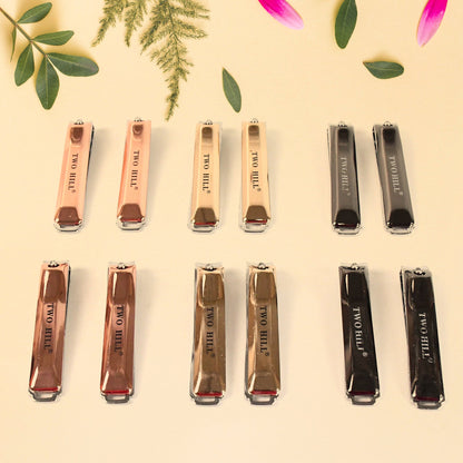 Stainless Steel Cute Nail Clipper with Nail Catcher, Nail File (12 Pcs Set / Mix Design) Your Brand