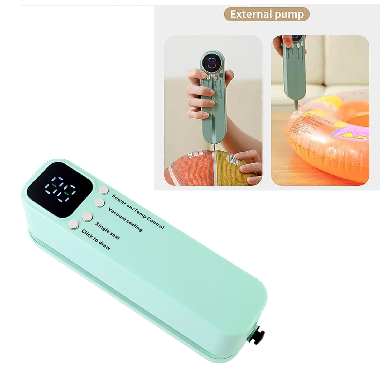 Rechargeable Electric Vacuum Sealer Machine Your Brand