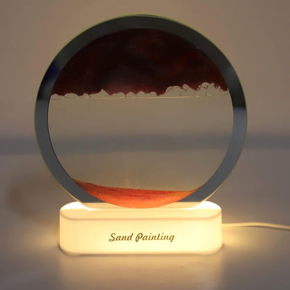 3D Liquid motion Display With LED Light (1 Pc) Your Brand