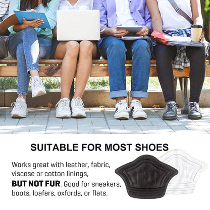 Heel Cushion Pads, Widely Applicable Protective Shoe Insoles (1 Pair) Your Brand