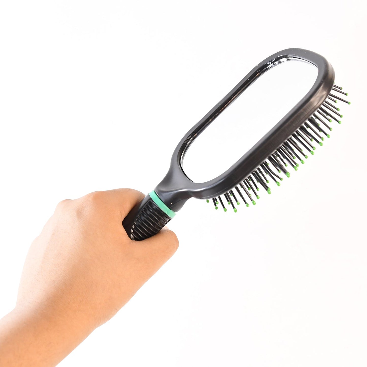 2-in-1 Hair Comb Brush with Mirror Your Brand