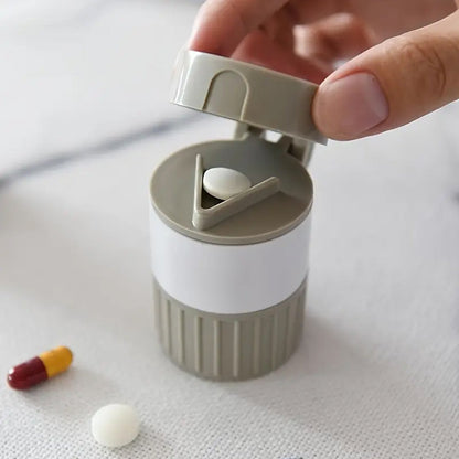 4-in-1 Medicine Cutter, Crusher, Storage Box for Pills Organivo