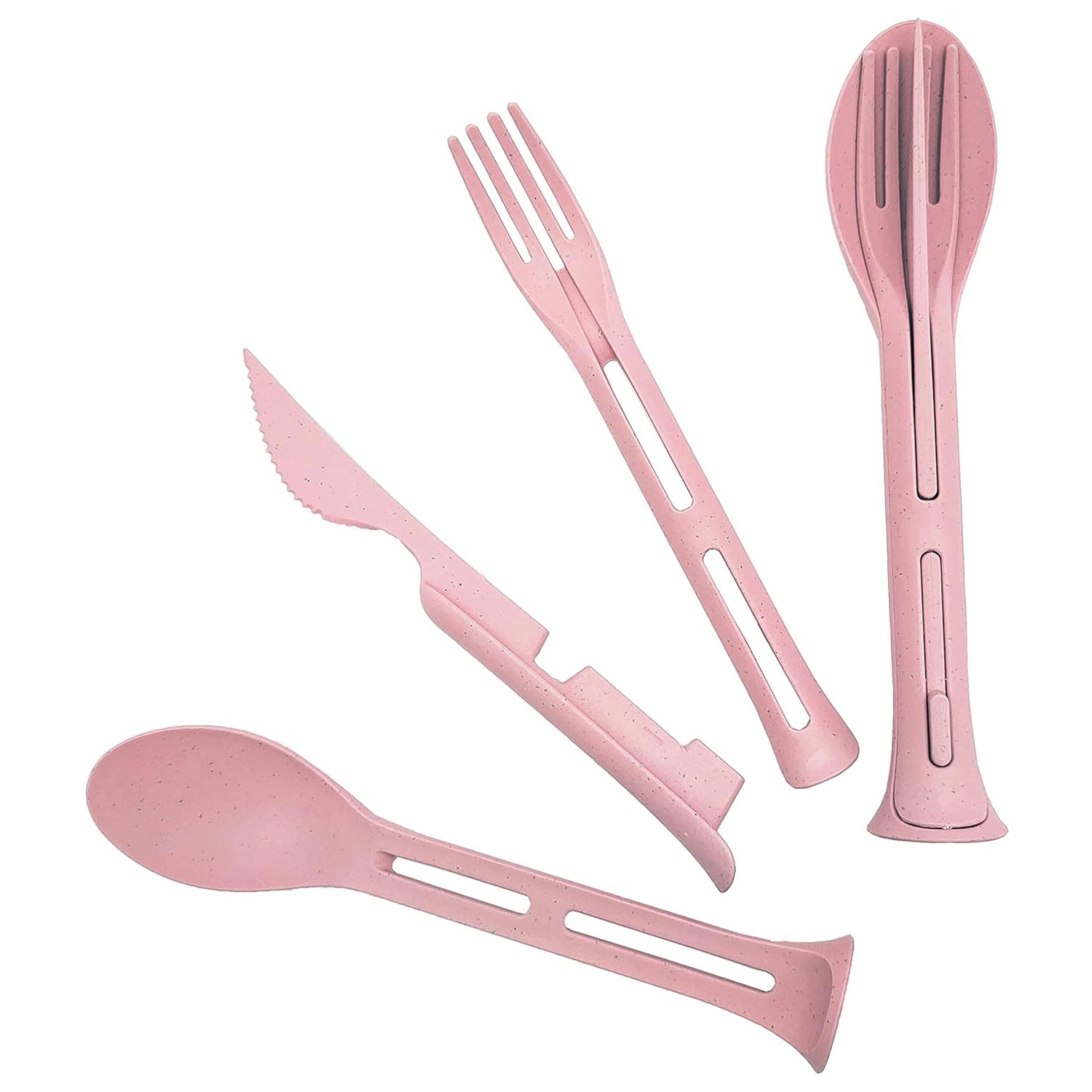 3 in 1 Reusable Spoon, Knife Forks Tableware, Spoon (3 Pcs Set) Your Brand