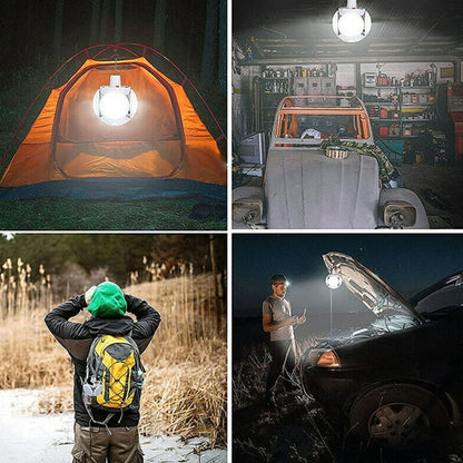 Solar Multi-Functional Emergency LED Light – USB Rechargeable, 5 Modes, Foldable, SOS & IP65 Waterproof Your Brand