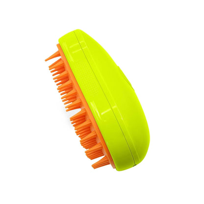 3-in-1 Cat Steamy Brush – Self-Cleaning Pet Grooming & Hair Removal Comb Your Brand