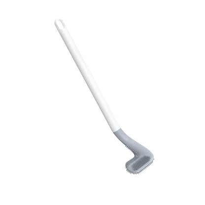 6059A Golf Shape Toilet Cleaner Brush with Long Handle and Silicone Head for Bathroom Cleaning