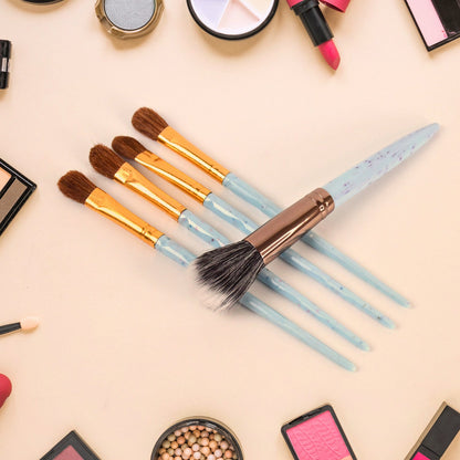 5pc Makeup Brush tools kit (5 Pcs Set / Mix Color) Your Brand