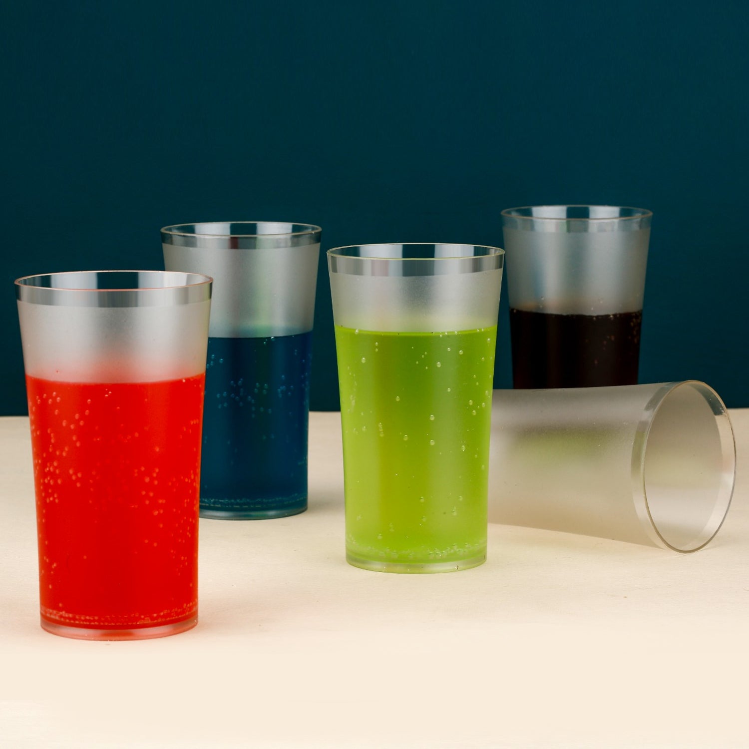 Matt Finish Glass Tumbler Set (approx 300ML & 6 Pc) Your Brand