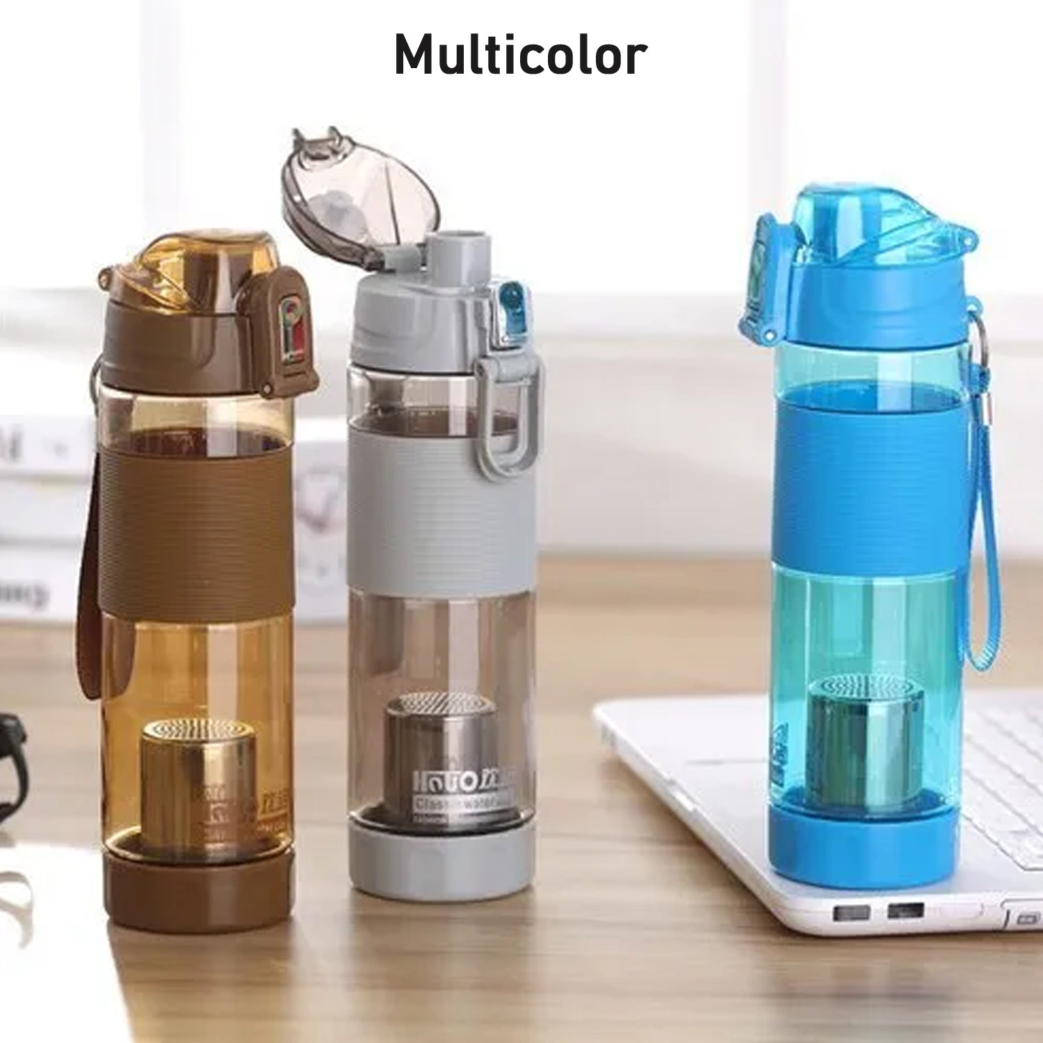 Alkaline Water Bottle, with Food Grade Plastic, Stylish and Portable (Particulates not included) Your Brand
