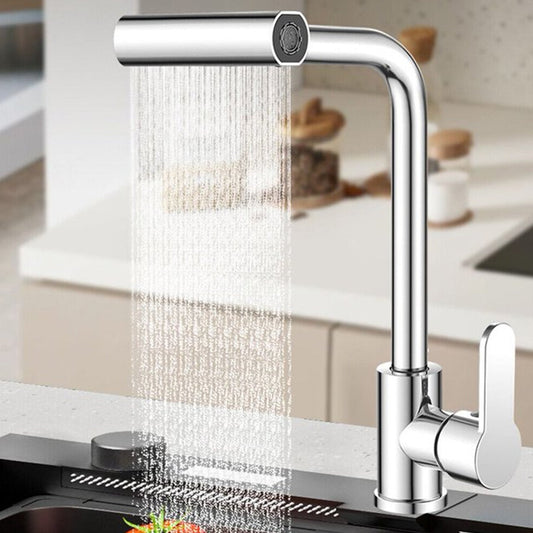 360° Rotating Waterfall Kitchen Faucet – Touch & Swivel Sink Extender (4 In 1 ) Your Brand